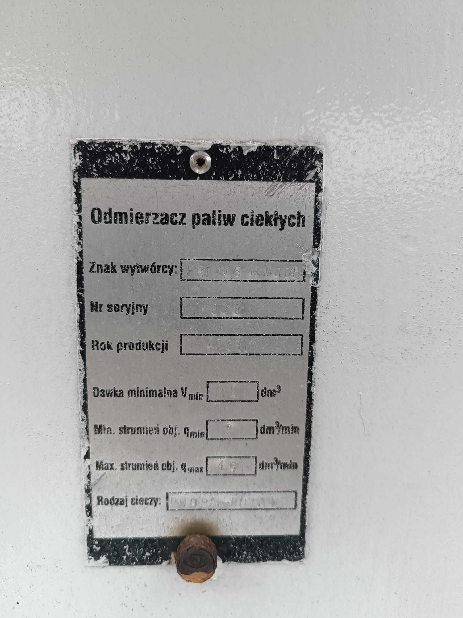 *Dystrybutor gazowy, odmierzacz paliw  (dystrybutor LPG )