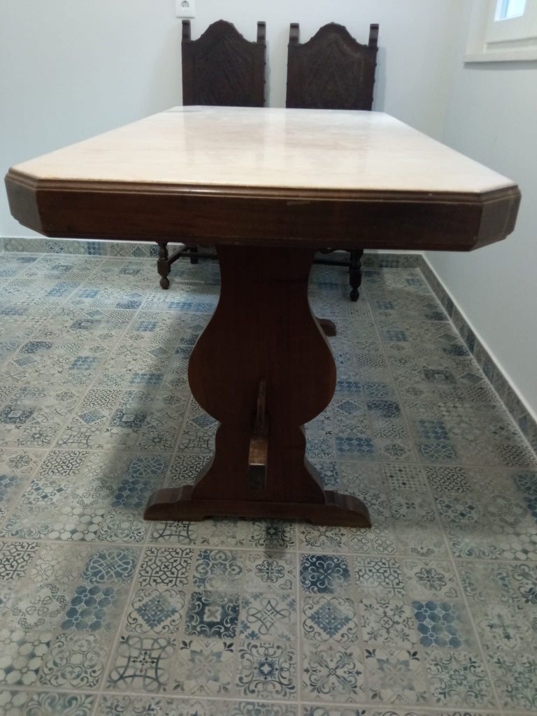 Vendo mesa tampo marmore