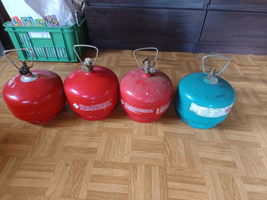 Turystyczna butla gazowa