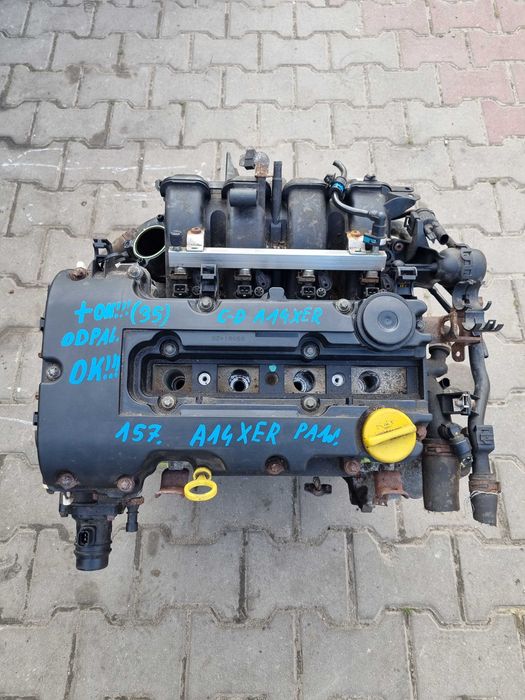 Opel Corsa D Lift Silnik Kompletny A14XER 157000KM Przebiegu