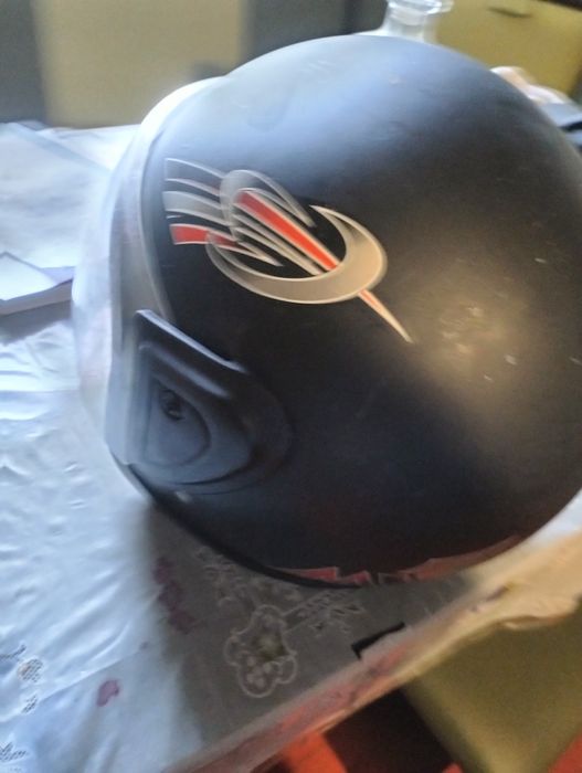 Шлем с визором чёрный