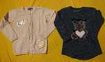 2 x sweter ok. 110/116 / sweterek / sweterki z cekinami