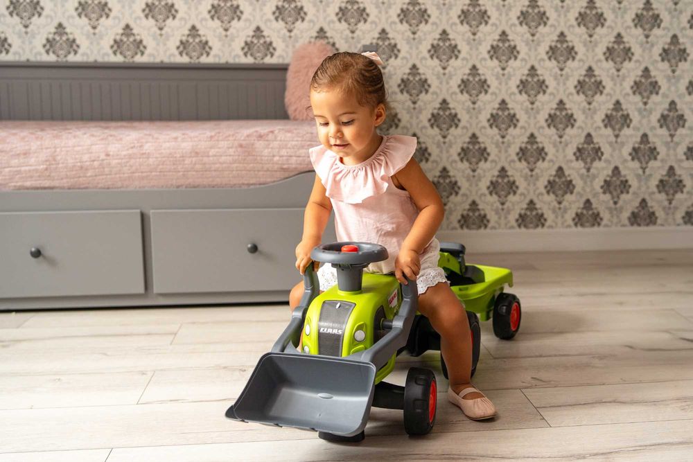 CLAAS traktorek jeździk koparka dla dzieci FALK przyczepa NEW 12m+ 312