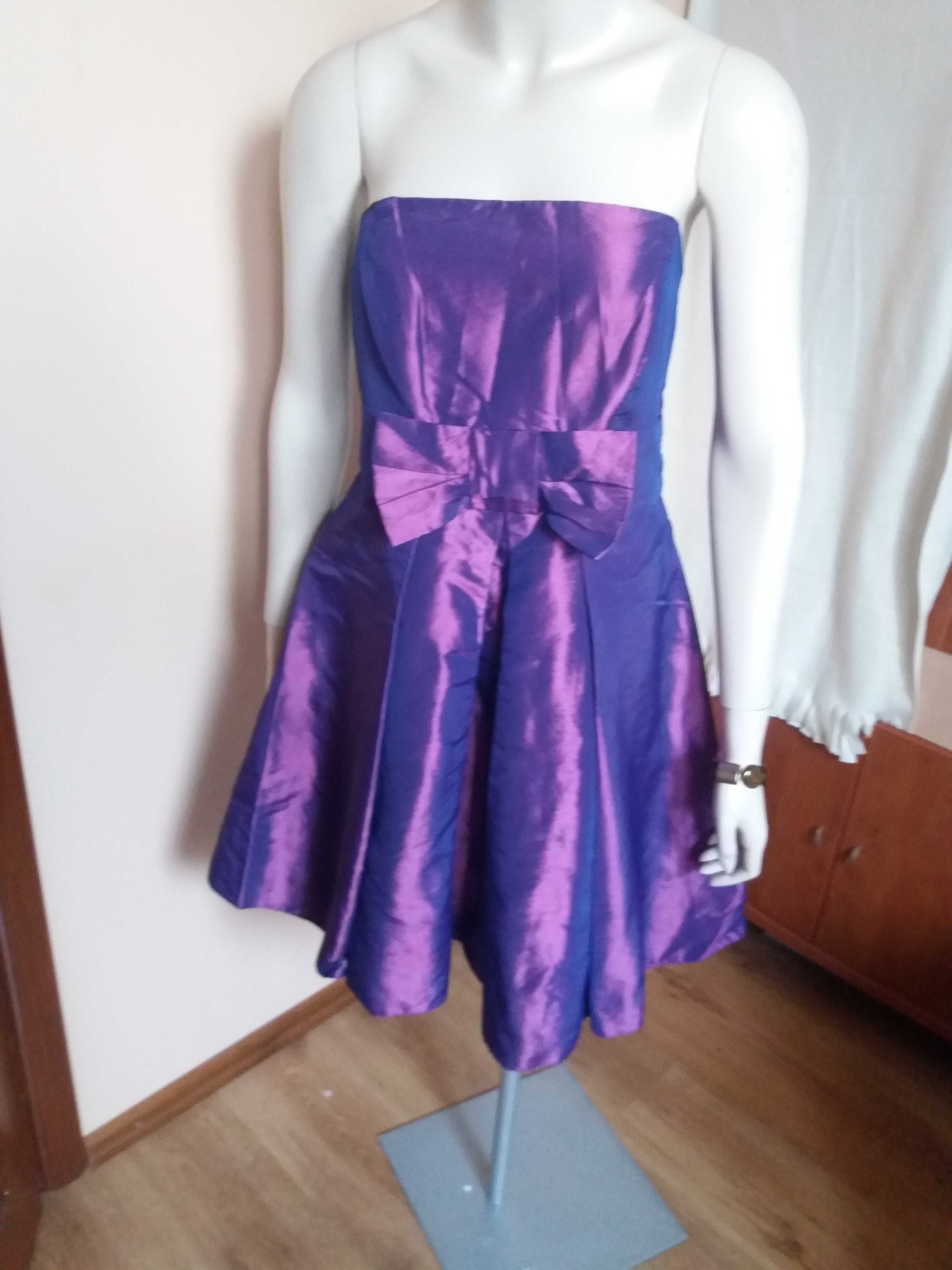 Sukienka fioletowa na imprezę ARIELLA