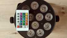 Zestaw 20 szt. Par Led 12x10W RGBWAU 6in1, cicha praca + Torby