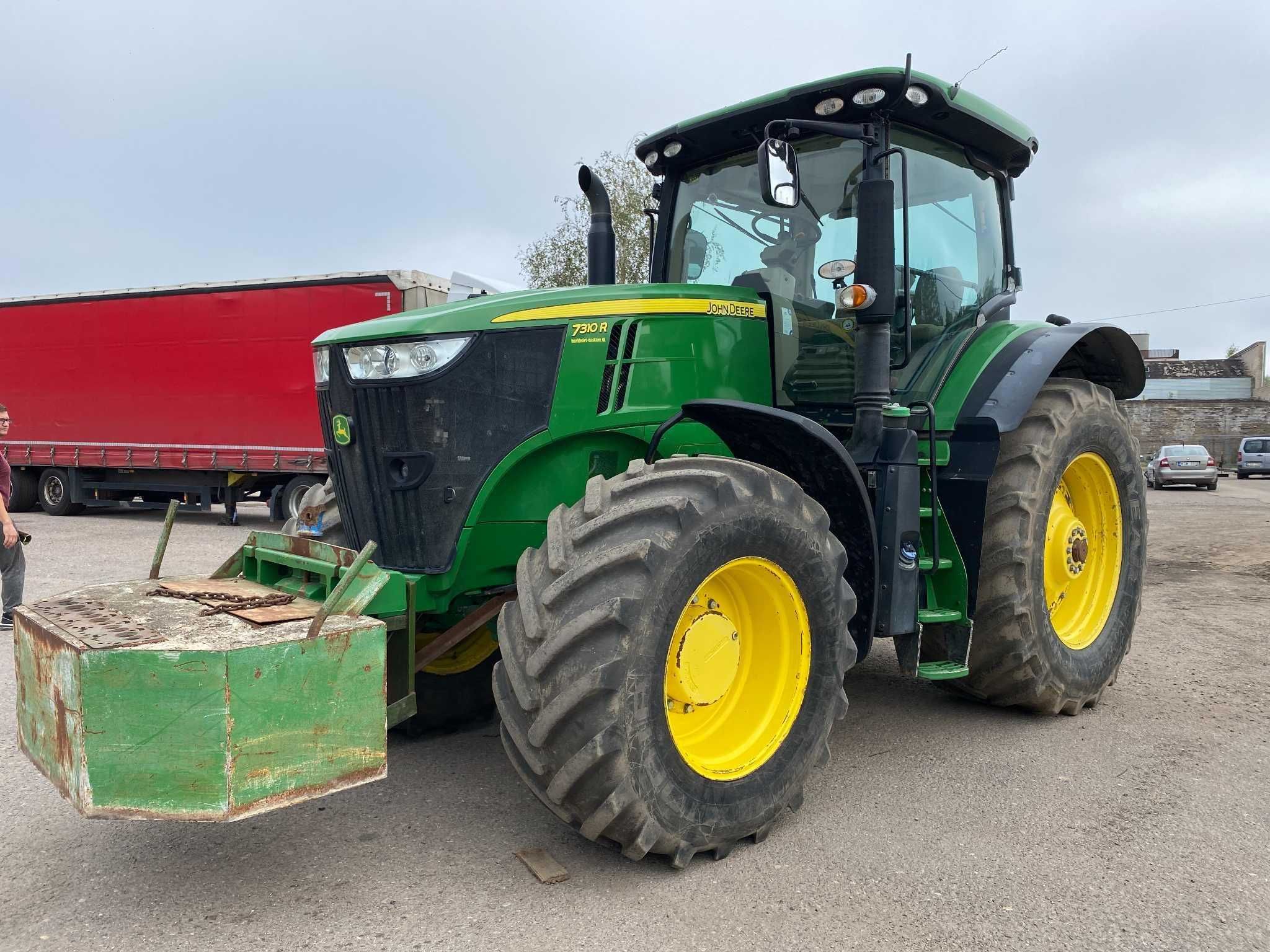 John Deere 7310R, 2014, 310 KM, 7083 godzin, e23, Monitor 4100