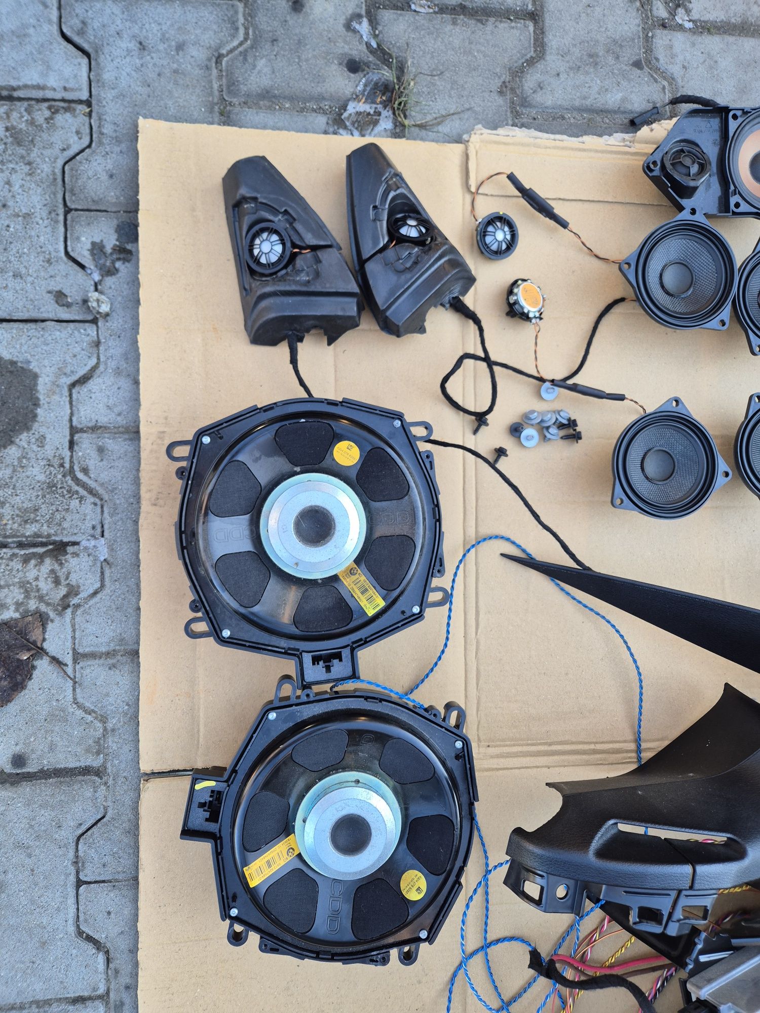 Bmw x6 e71 logic 7 głośniki zestaw audio top hifi dsp