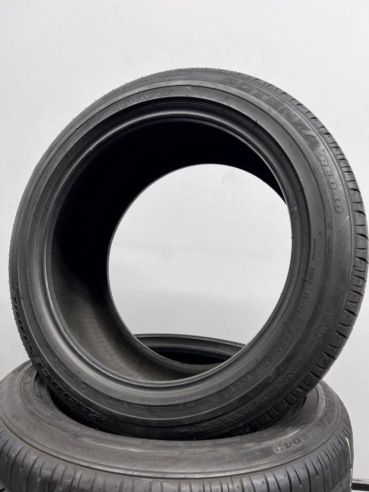 2шт бу літо 255/45/R18 7,6мм Bridgestone Potenza RE 040