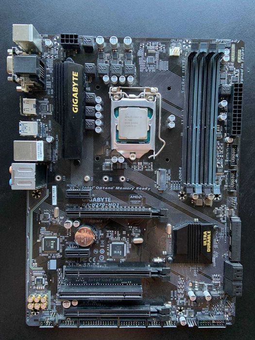 Материнская плата Gigabyte GA-H270-HD3 + Intel Core i5 7500