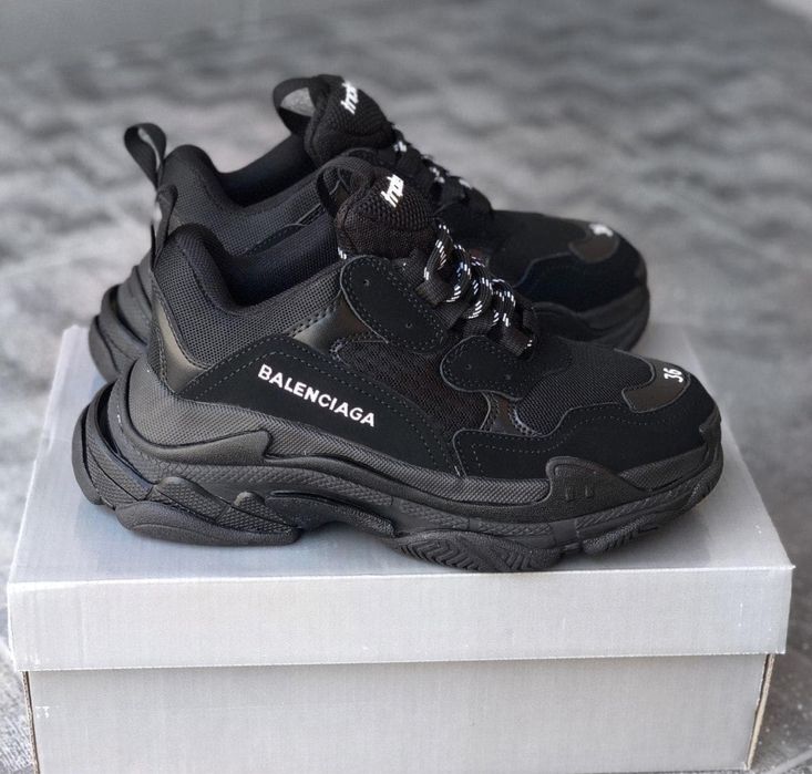 Buty Balenciaga Triple S Black 36-45 unisex trampki sneakersy