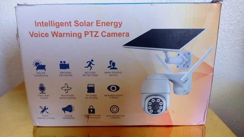 Câmara Vigilância Tuya WiFi 3MP (painel solar) - Nova!!