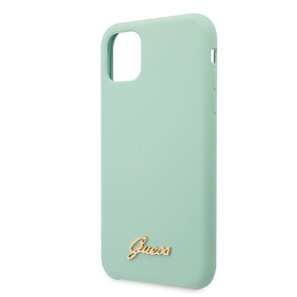 Etui Guess Silicone Vintage Zielone na iPhone 11 Pro Max