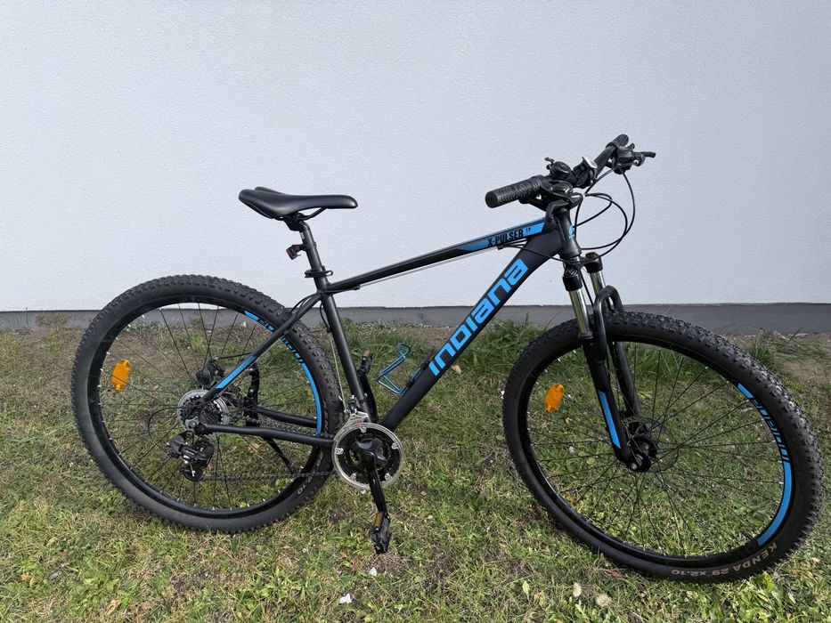 Rower Indiana X-Pulser 1.9 Czarno-niebieski M19 48 R24 Męski Gwarancja