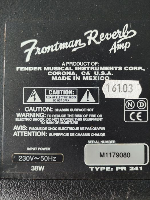 Combo Fender 15 watts