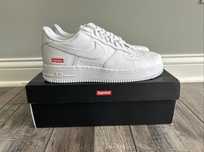 Supreme Nike Air Force 1 Low Box Logo White Оригінал (43, 44)