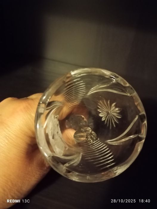 Sino de vidro transparente