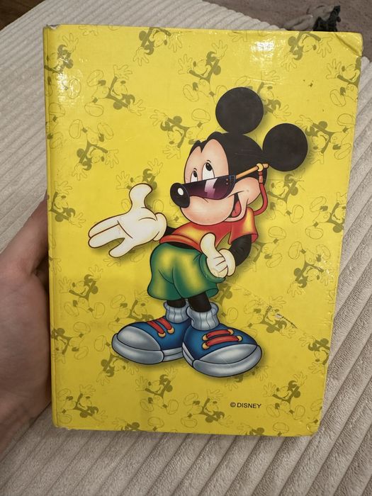 Segregator na karteczki kolekcjonerski vintage retro myszka mickey