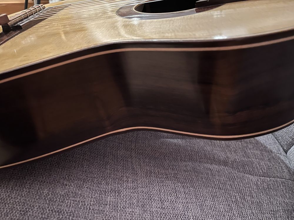 Guitarra clássica de concerto l sete cordas