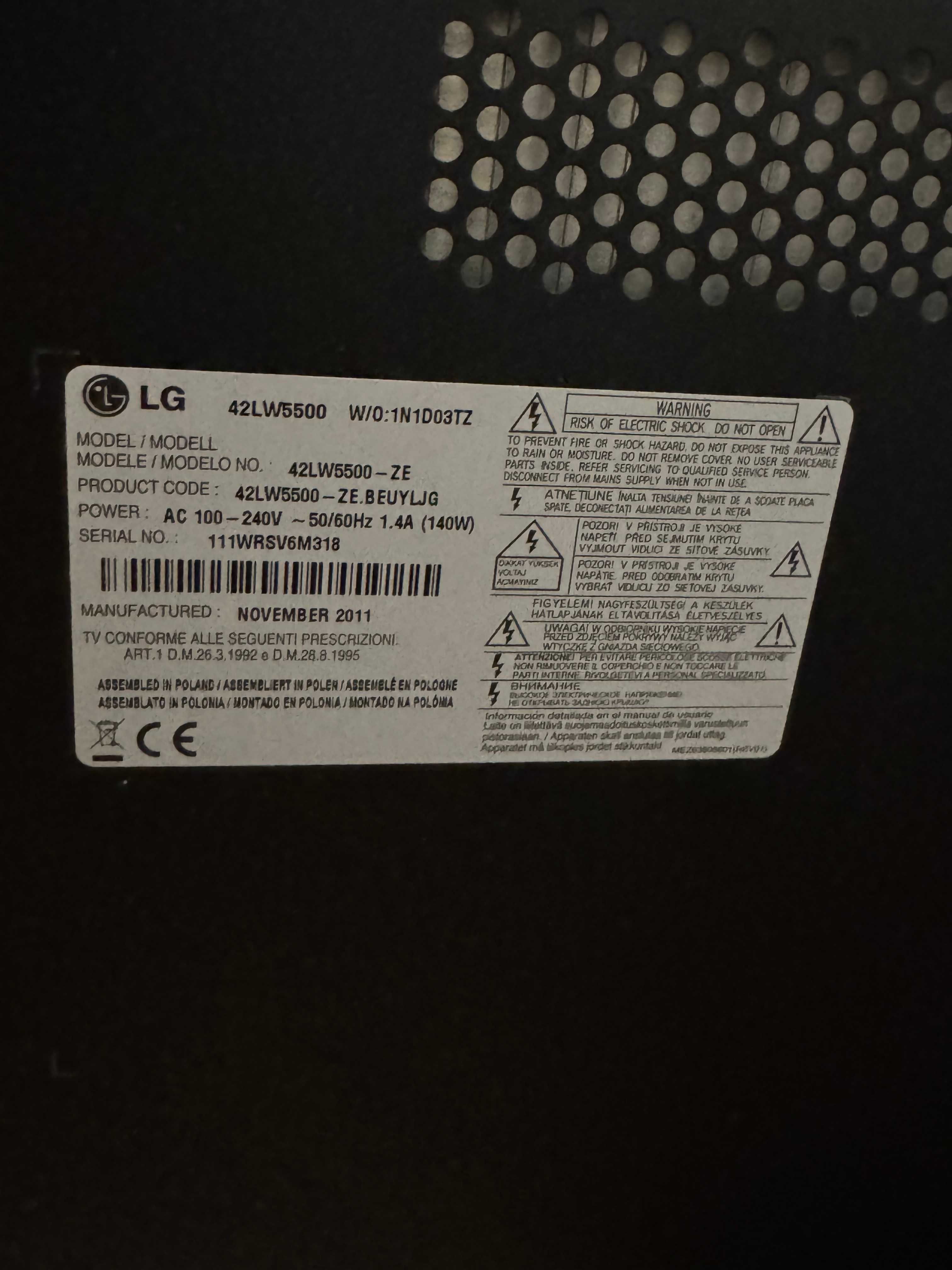 Telewizor LG 42 cale