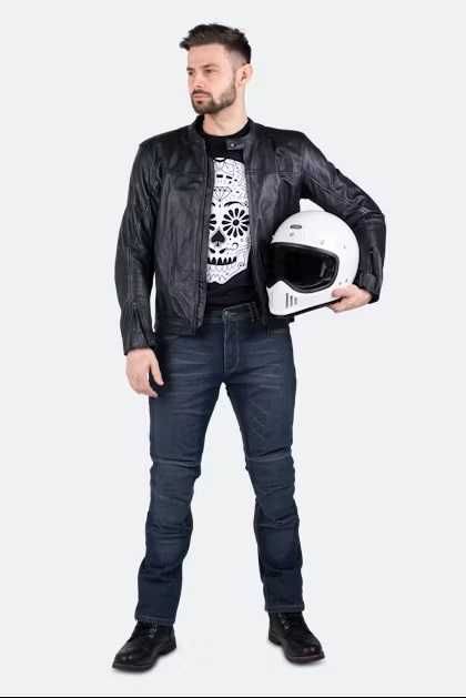 Spodnie motocyklowe atestowane NOWE XL na wysokiego motocyklistę