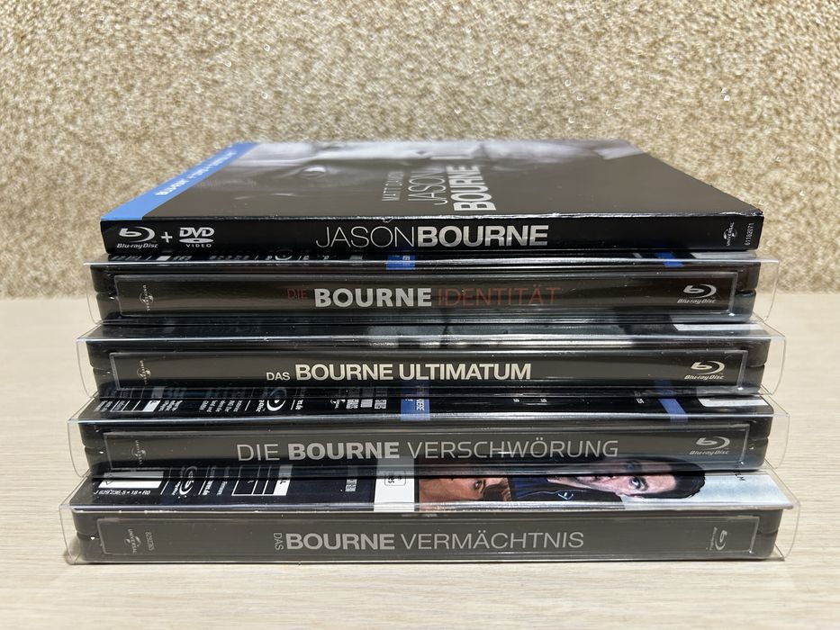 Steelbook Blu-ray Коллекции Д. Борн 1 - 5 с переводом.