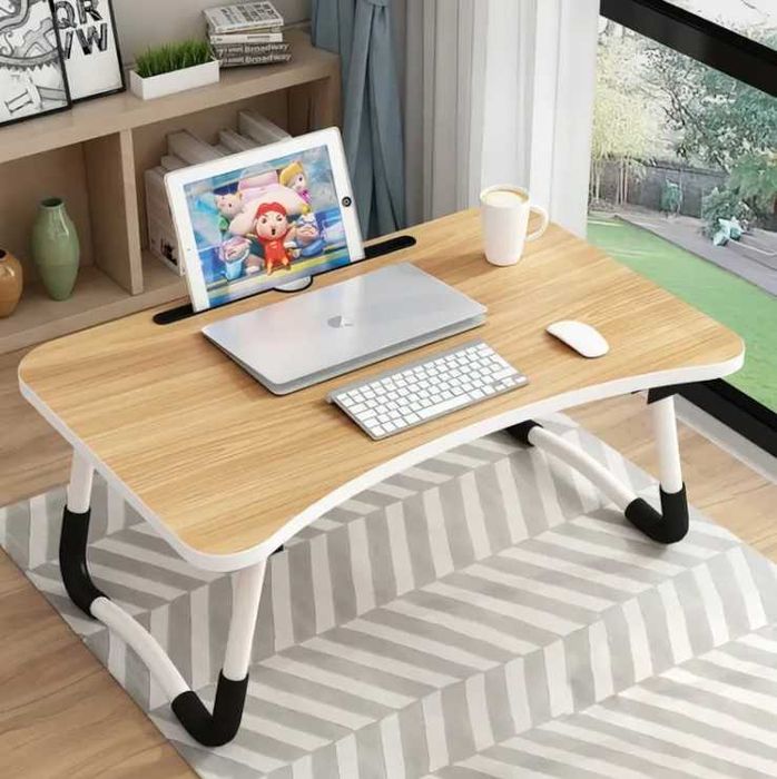 Стіл для ноутбука та планшета складний 60х40х28, столик для сніданків