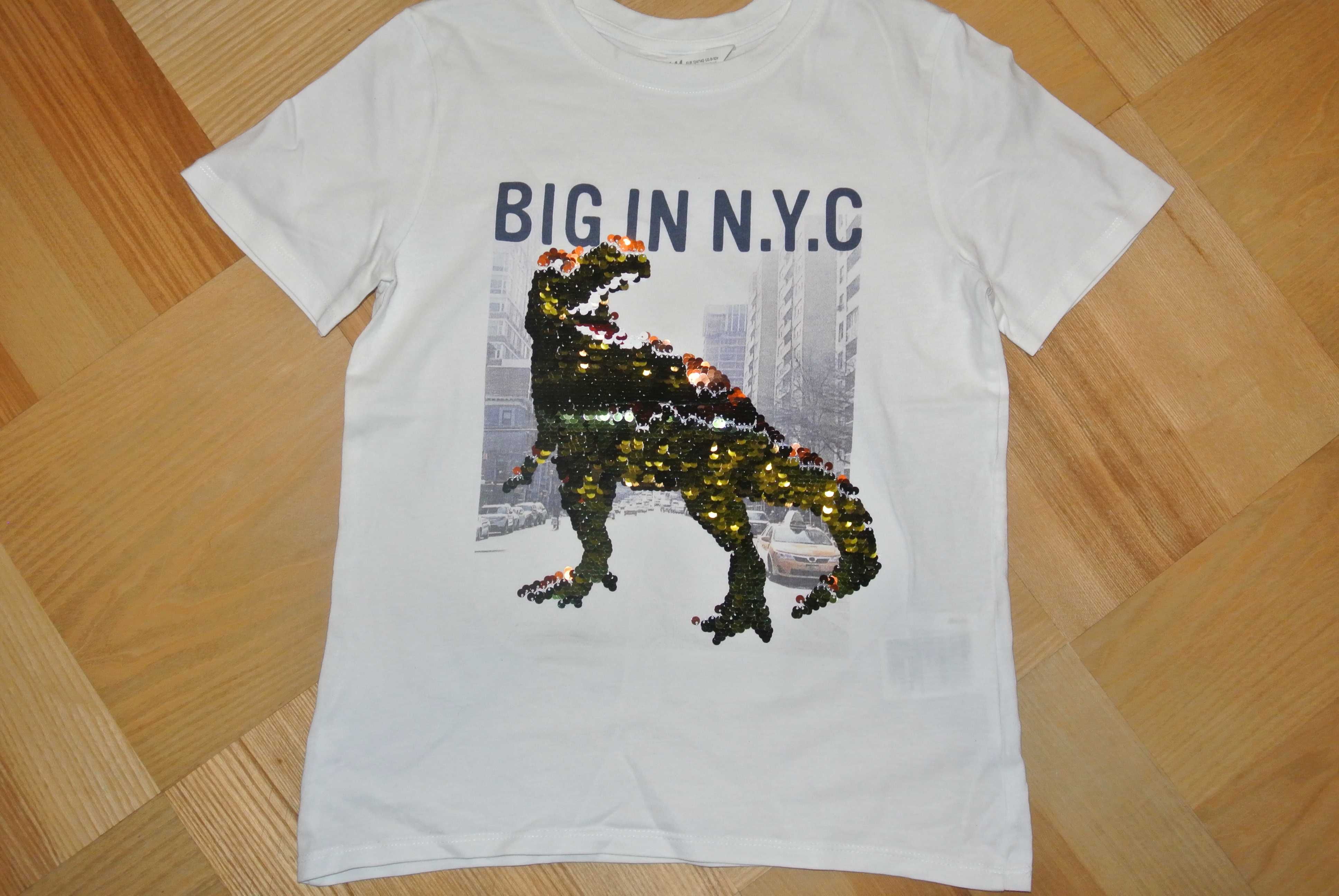 Koszulka dla chłopca z motywem Dinozaur- H&M