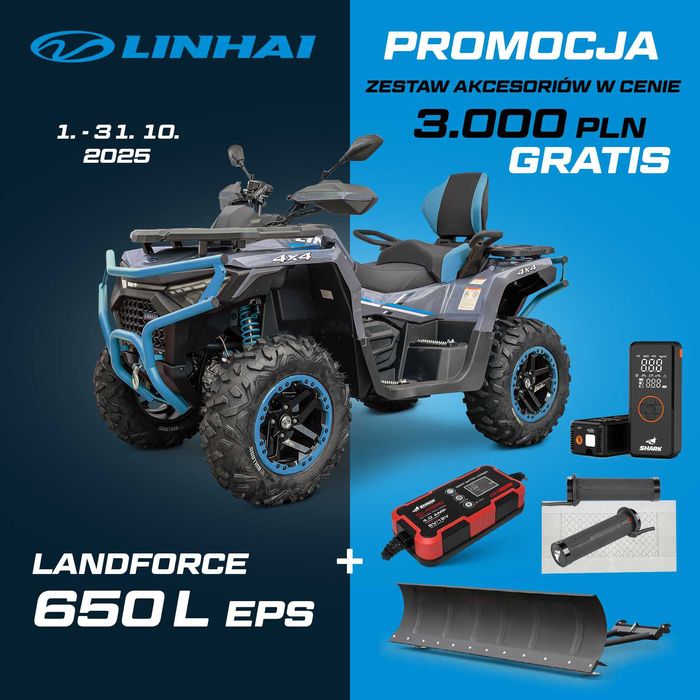 Linhai 4x4 Landforce 650L Pro EPS  Raty dostawa pod dom Leasing