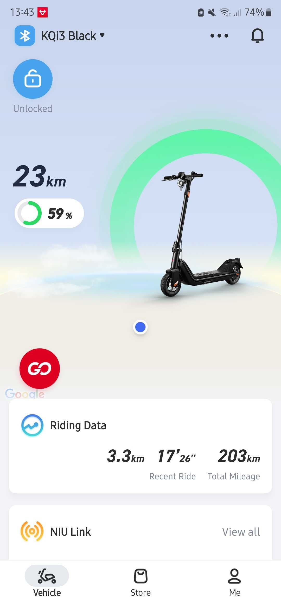 NIU KQi3 Sport Black