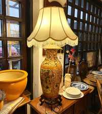 Lampa z abażurem chińska vintage