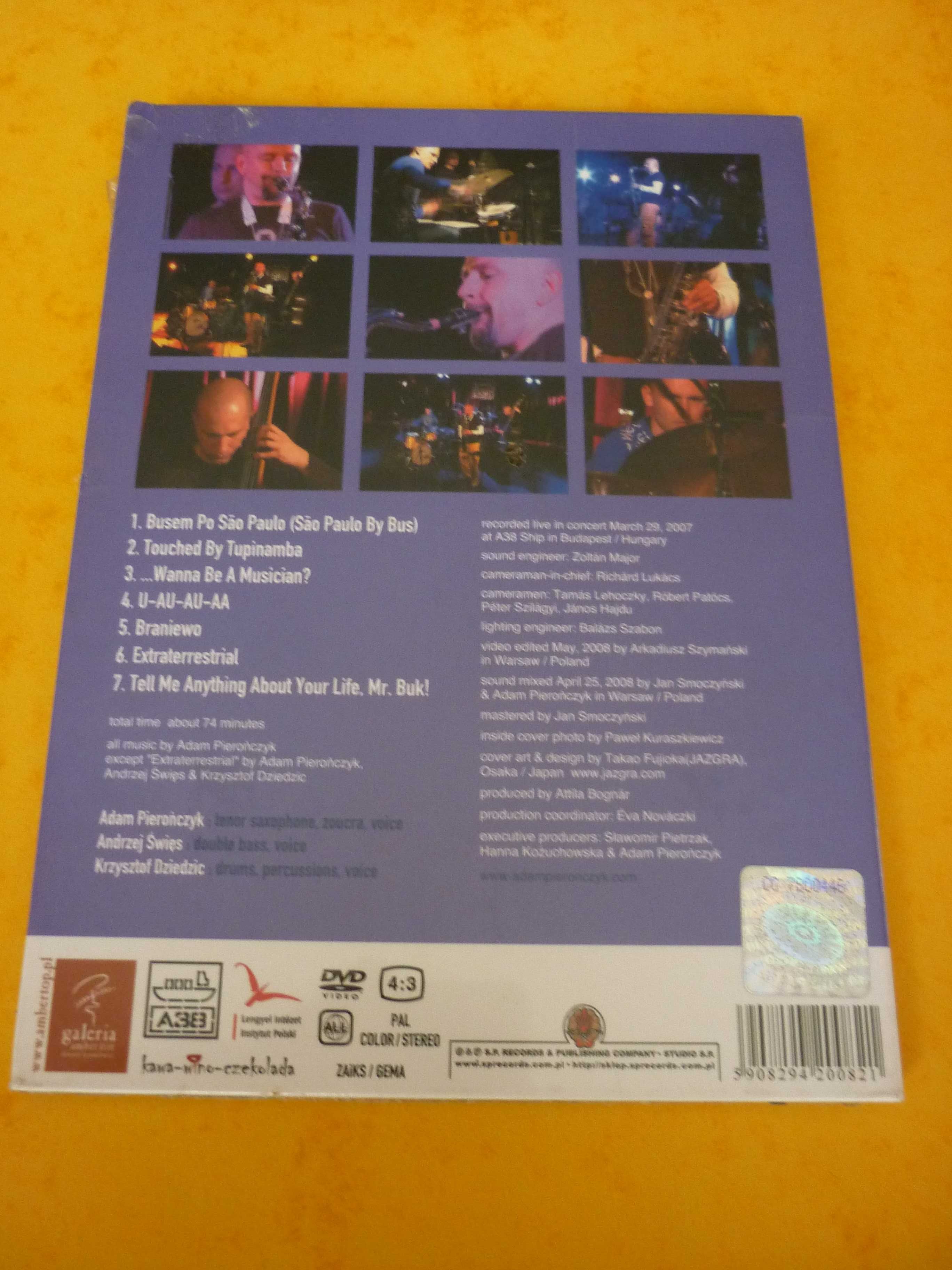 Płyta DVD Adam Pierończyk Trio "Live At A38" (nowa, w folii)