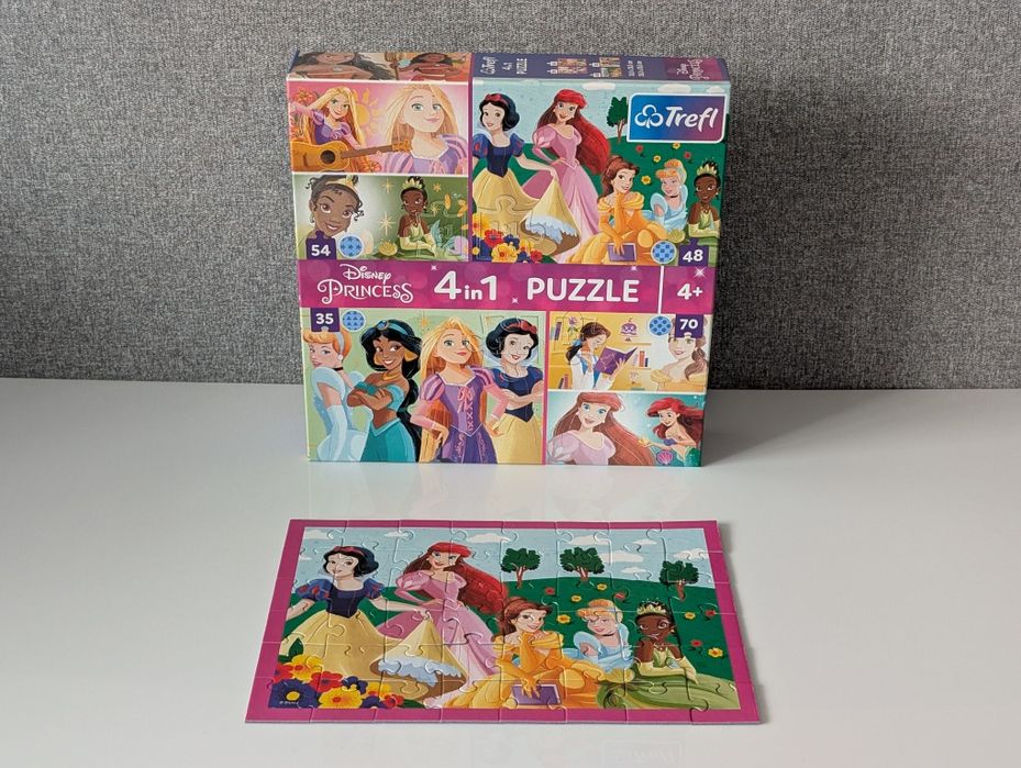 Puzzle Disney Princess 4w1, Trefl