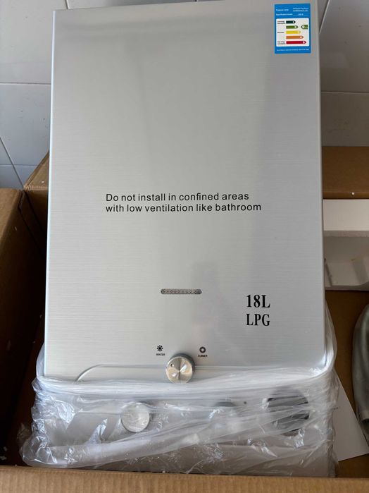 Mini Esquentador 18 L sem Tanque para Campismo, Atividades no Exterior