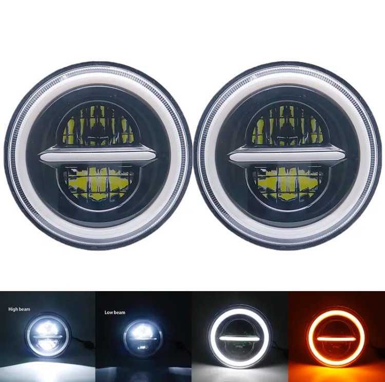 2 Faróis Led/Angel Eyes para Carro/Jipe Nº2 | NOVOS