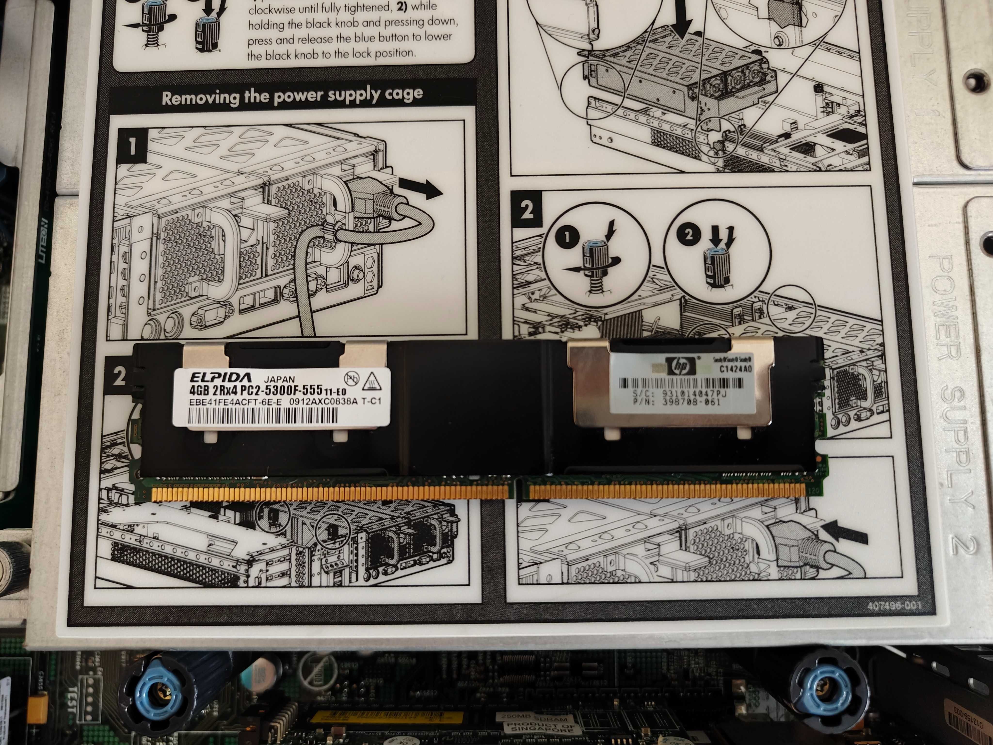 Сервер HP ProLiant DL380 G5 (2cpu, 16gb ram, 8*300gb hdd sas, ilo2)