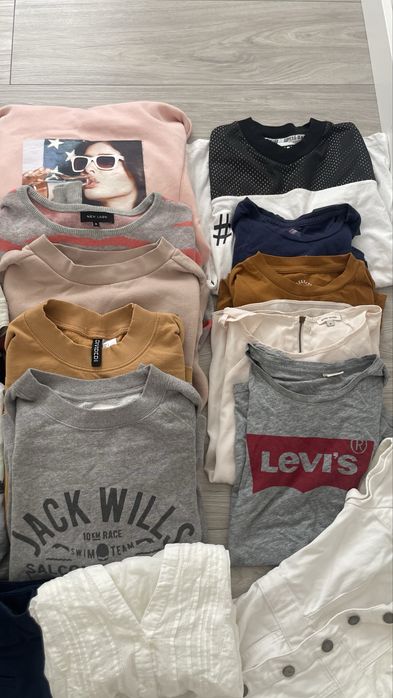 Wielka Paka Ubrań XS-S Zara H&M new look levis i inne ponad 26 sztuk