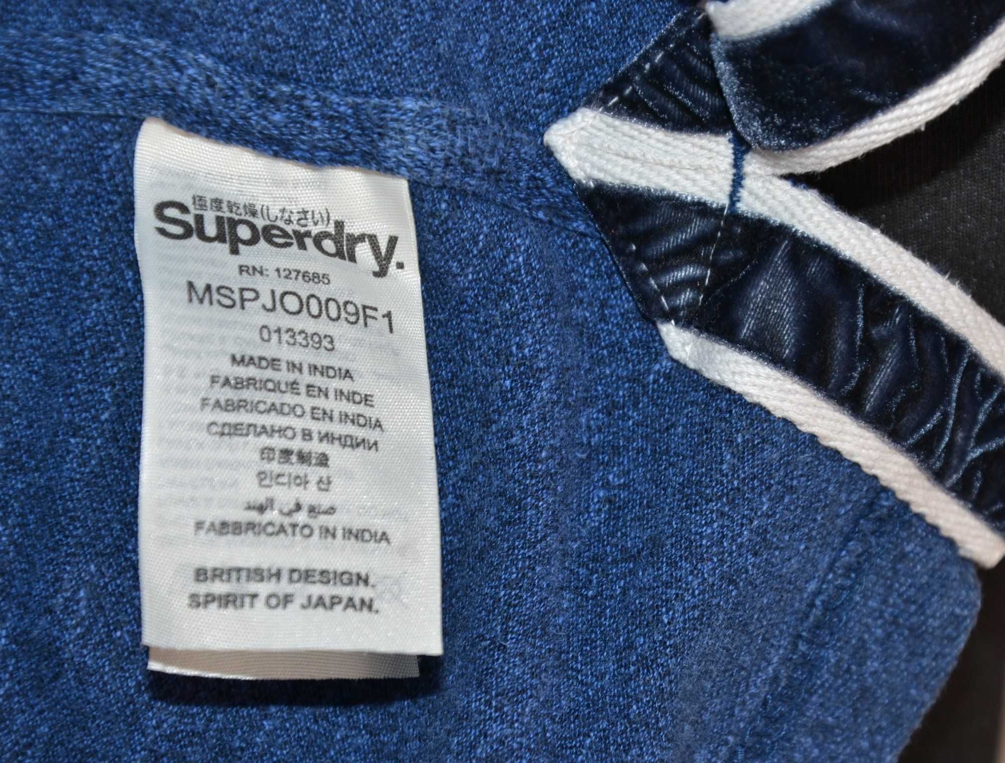 SUPERDRY The Applique Polo Koszulka Męska S Oryginalna Bawełna