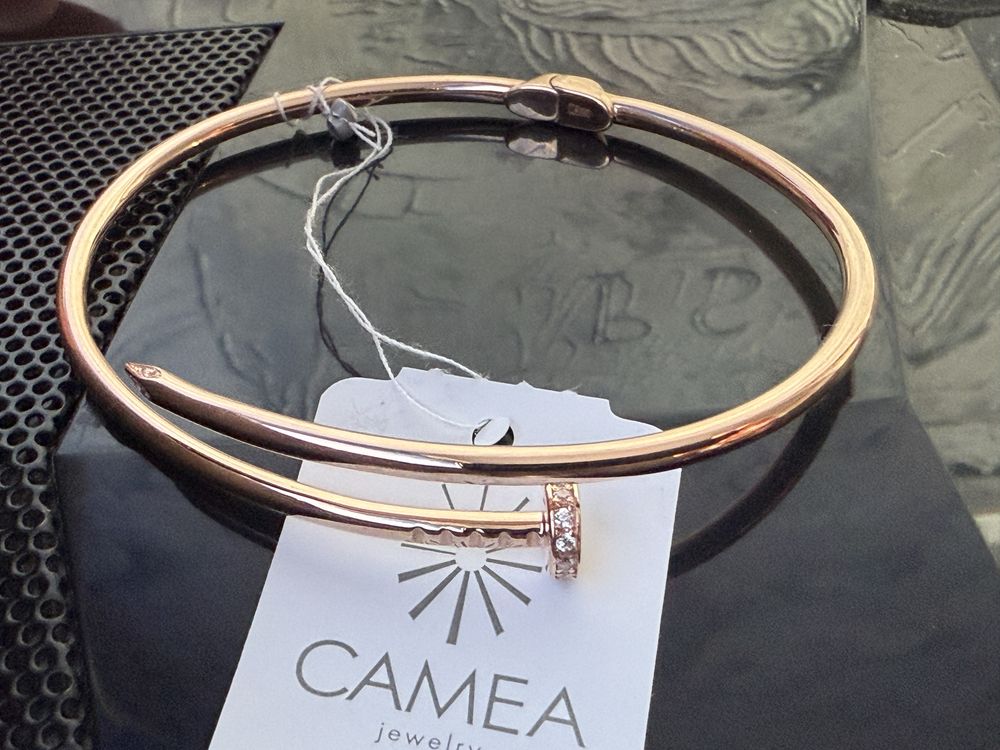 Золотой браслет гвоздь Cartier 585 проба акция распродажа