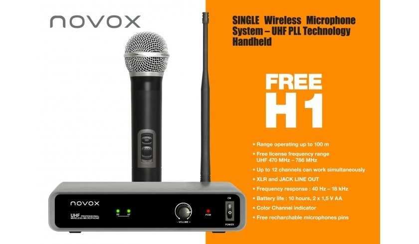 Novox Free H1 mikrofon bezprzewodowy