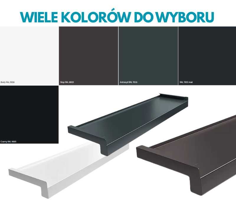 Parapety zewnętrzne aluminiowe SZYBKA WYSYŁKA duży WYBÓR KOLORÓW !