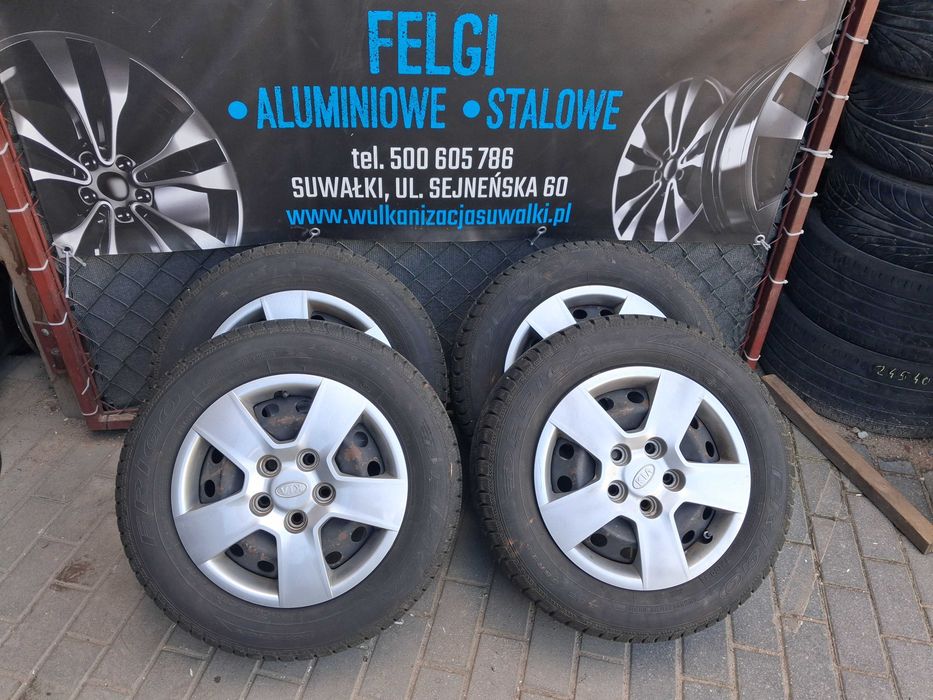4x felgi + kołpaki R15 5x114,3 Kia Ceed Soul Venga Carens Hyundai i30