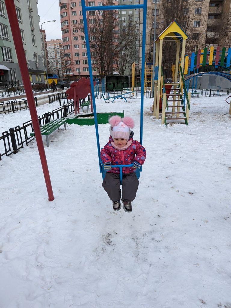 Дитяча зимова куртка 92см на дівчинку