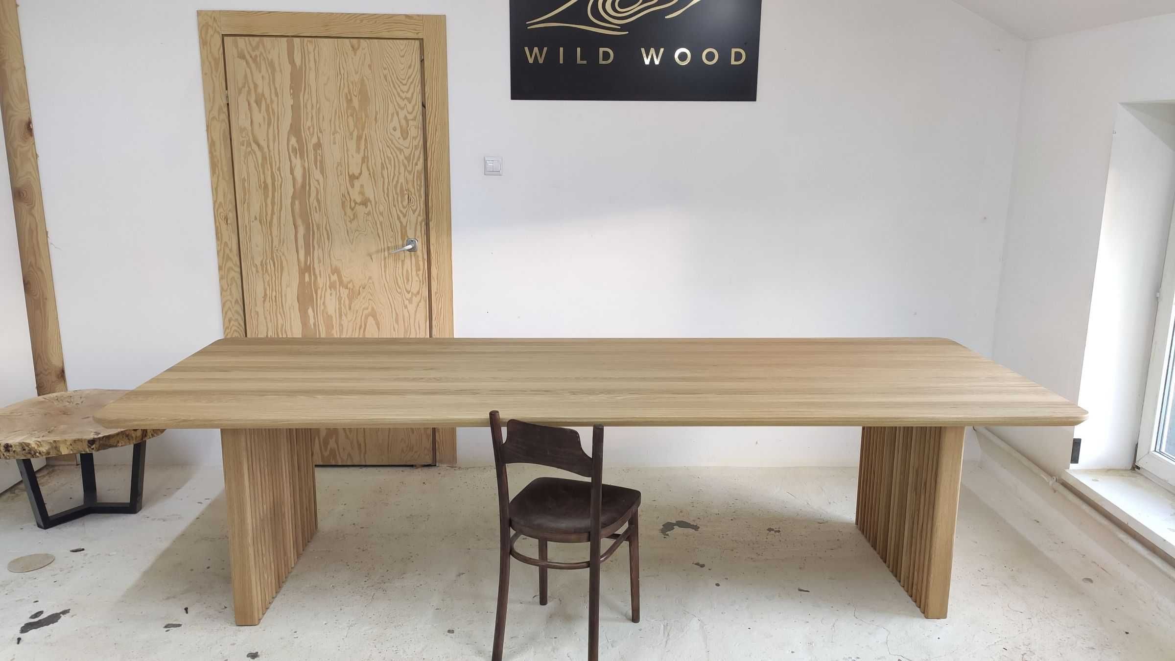 Stół dębowy rozkładany rustykalny modern farmhouse PRODUCENT