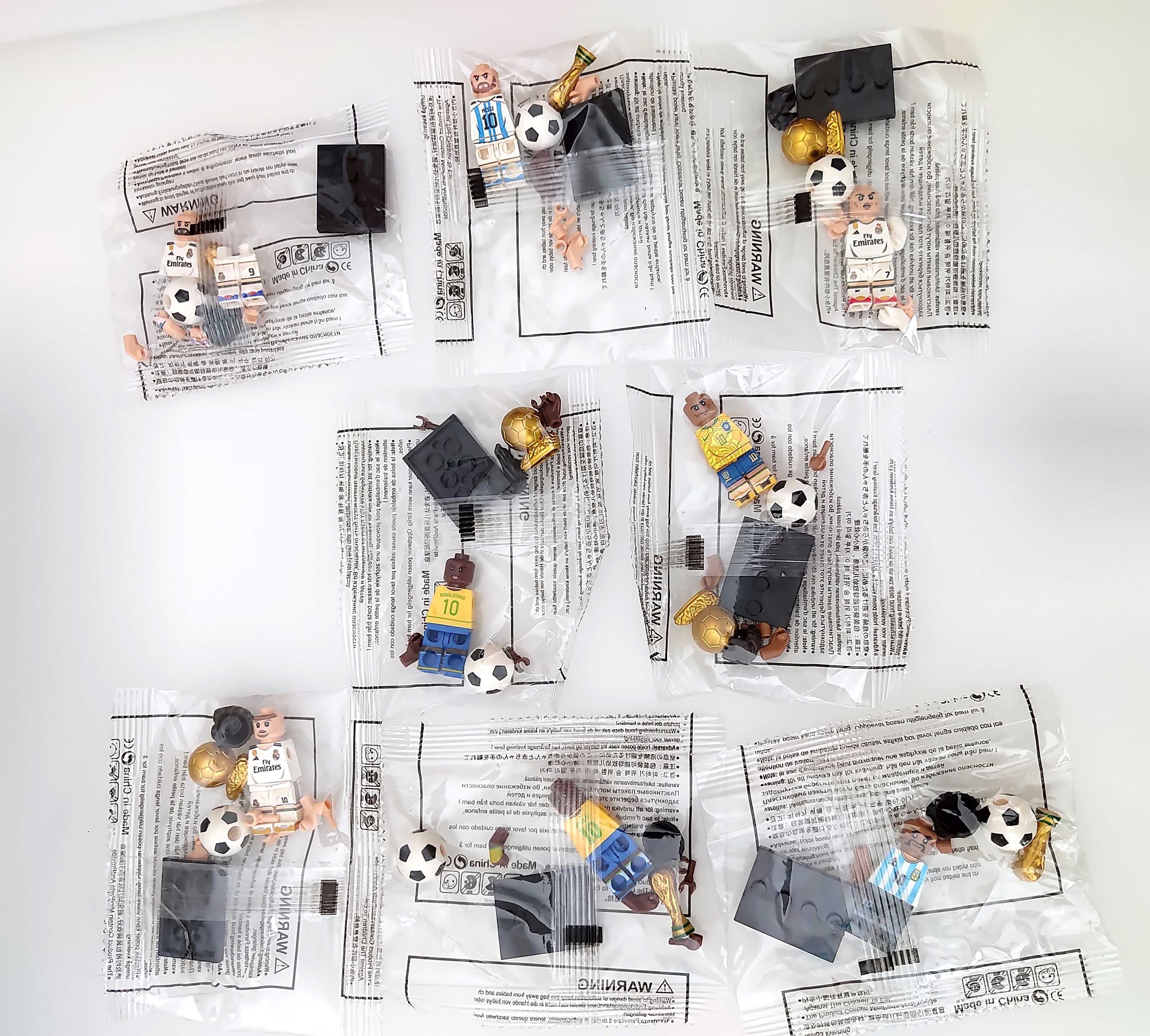 Coleção de bonecos minifiguras Futebol nº11 (compatíveis Lego)