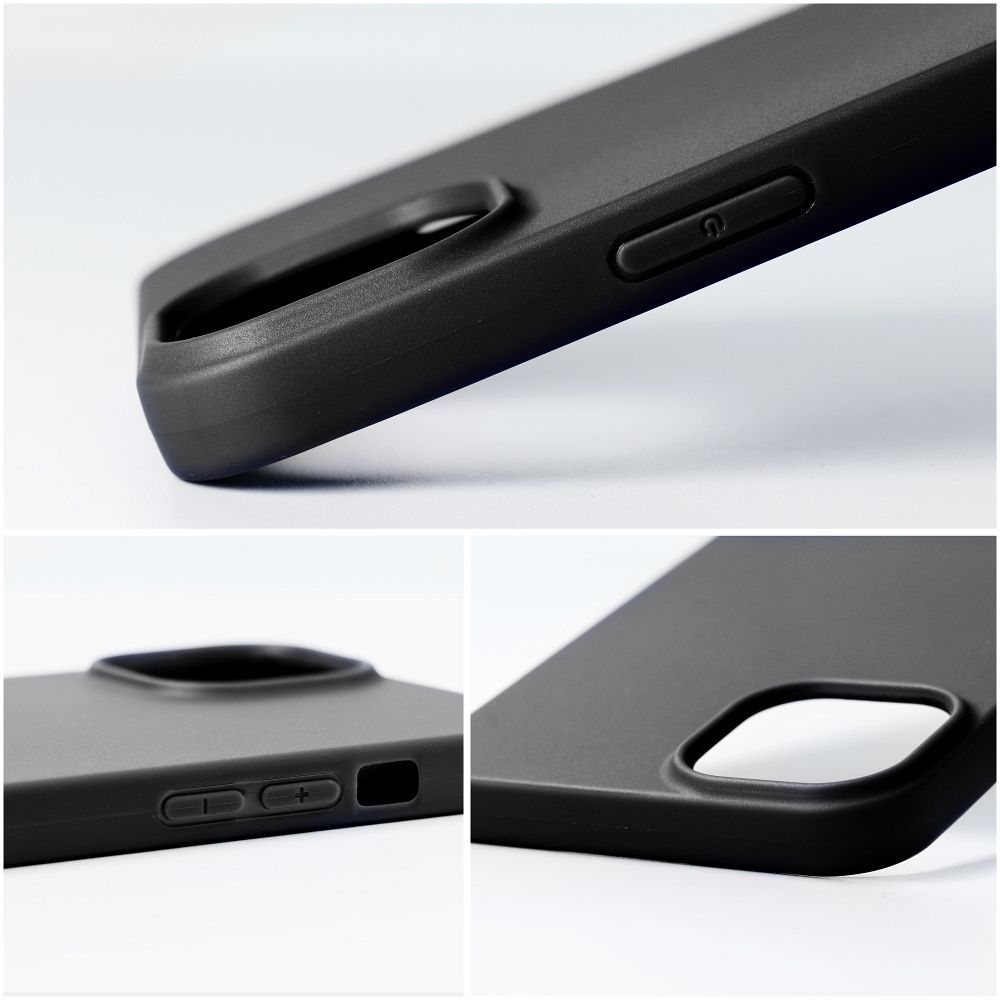 Etui Case Plecki Matt Do Xiaomi Redmi Note 9 Czarny + Szkło 9H