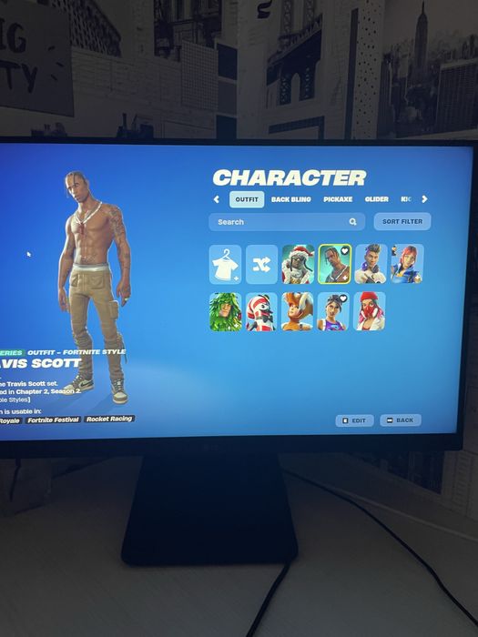 Акаунт фортнайт з тревісом скоттом