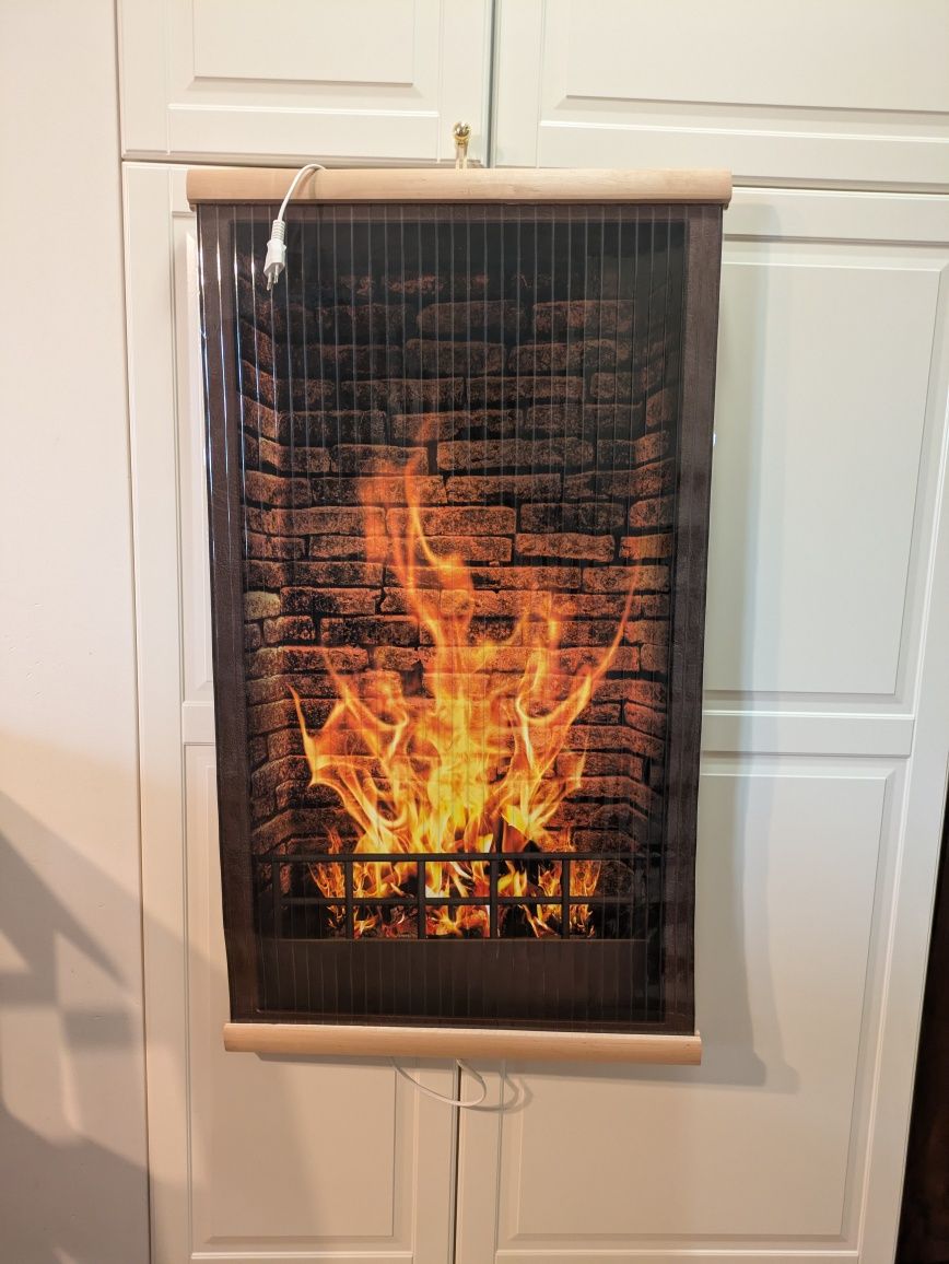 Ścienny grzejnik na podczerwień Trio Standard 430W 600x1000 mm Kominek