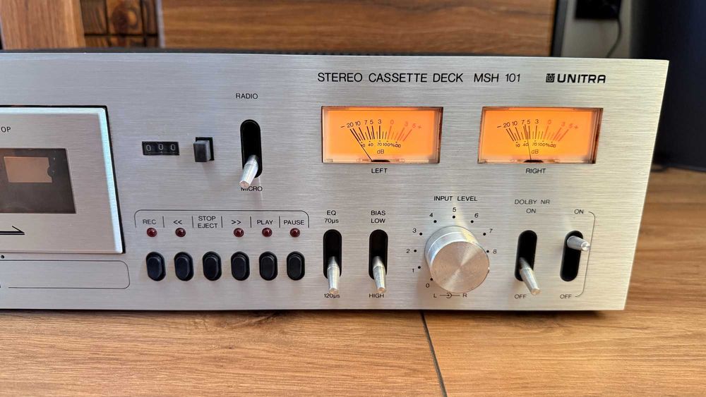 Magnetofon KASETOWY Unitra MSH 101 ! Idealny STAN ! OKAZJA ! Polecam !