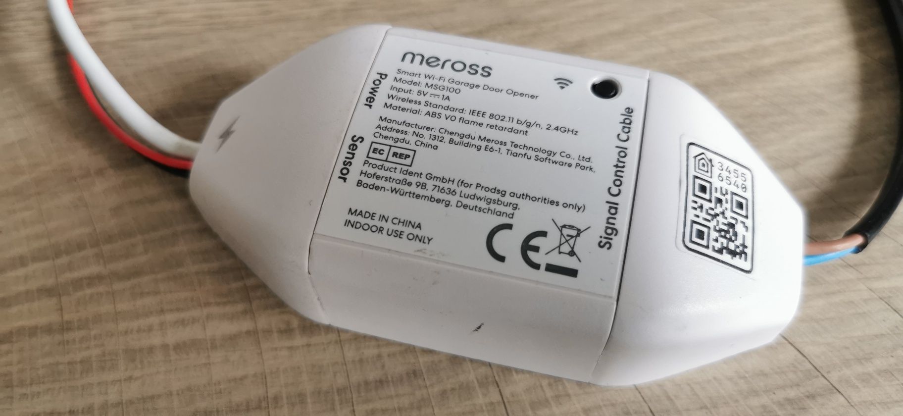 Meross MSG100 Sterownik Bramy garażowej drzwi WiFi