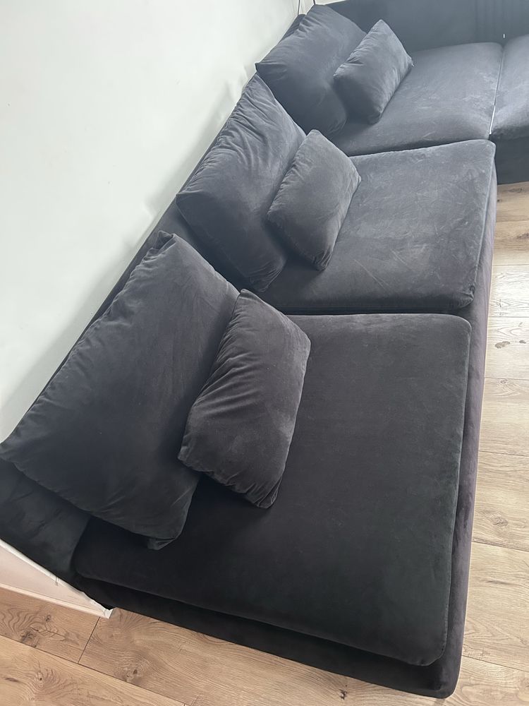 Sofa soderhamm czarny welur